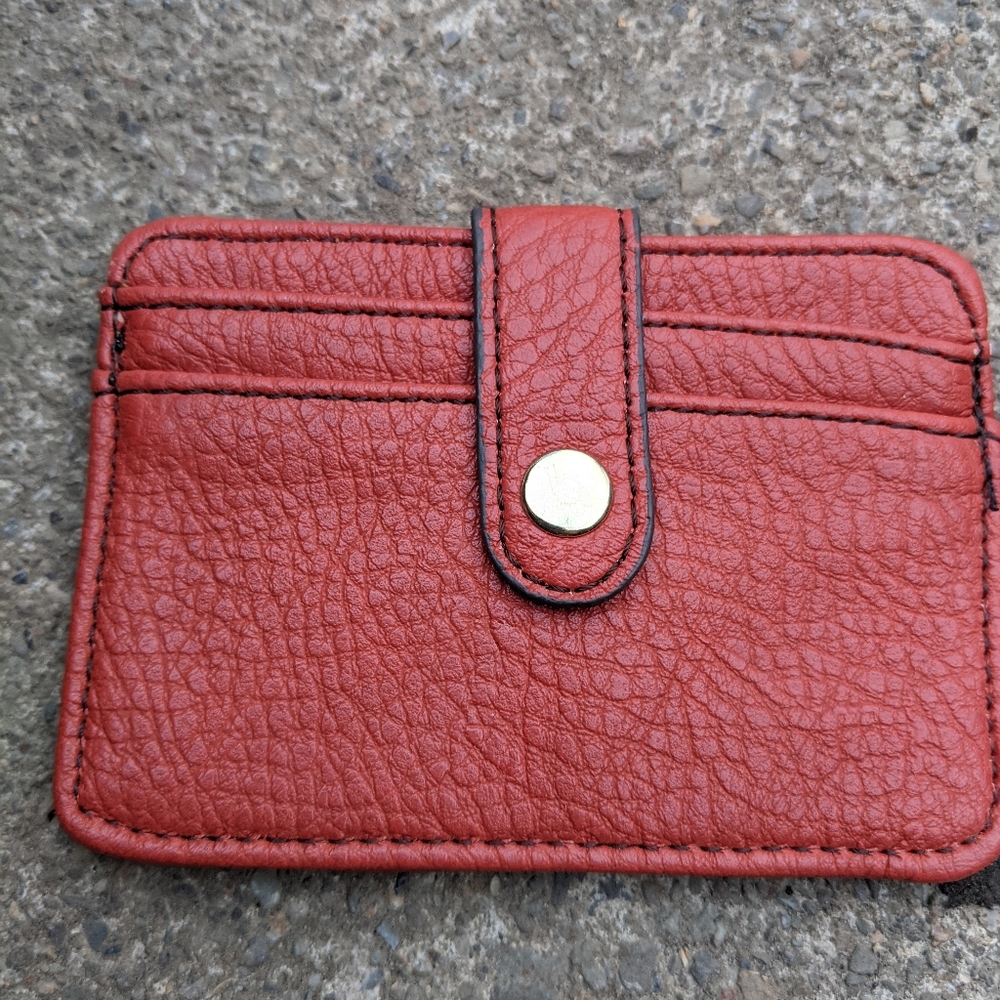 Jessica Simpson Burnt Orange Clutch Wallet - Picture 6 of 8